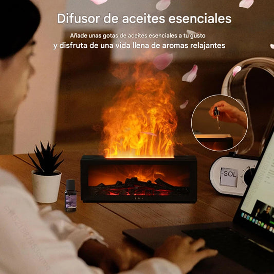Difusor de Aroma con Llama